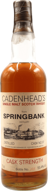 4 469,95 € Kostenloser Versand | Single Malt Whisky Springbank Cadenhead's Großbritannien Flasche 70 cl Sammlerstück Nicht zum Verzehr Geeignet