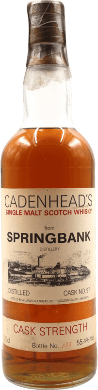 4 469,95 € 免费送货 | 威士忌单一麦芽威士忌 Springbank Cadenhead's 收藏家标本 英国 瓶子 70 cl