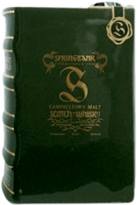 シングルモルトウイスキー Springbank Old Book Volumen I Ceramic Porcelain — セラミックポーセリン 8 年 70 cl コレクターズアイテム 飲食不可