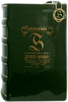 威士忌单一麦芽威士忌 Springbank Old Ceramic Book Volumen I 收藏家标本 8 岁 70 cl