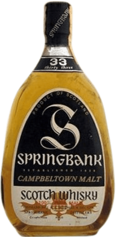 1 599,95 € Kostenloser Versand | Single Malt Whisky Springbank Pear Shaped Großbritannien 33 Jahre Flasche 70 cl