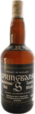 7 035,95 € Free Shipping | Whisky Single Malt Springbank Collector's Specimen United Kingdom 33 Years Bottle 70 cl