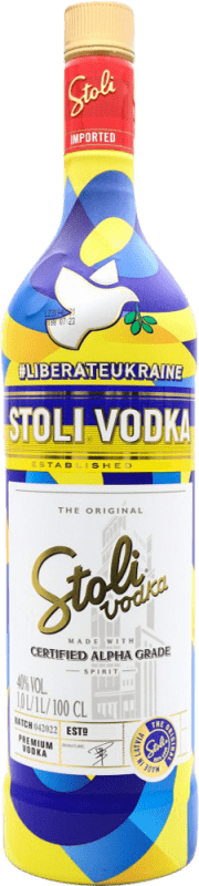 39,95 € Envío gratis | Vodka Stolichnaya Stoli Liberate Ukraine Rusia Botella 1 L