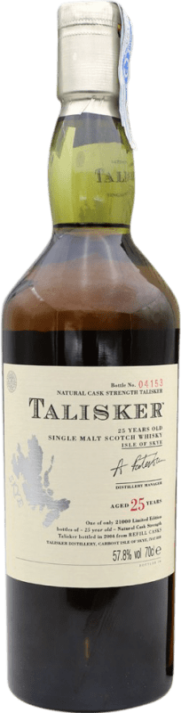 1 664,95 € Envoi gratuit | Single Malt Whisky Talisker Royaume-Uni 25 Ans Bouteille 70 cl