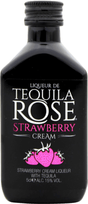 3,95 € Kostenloser Versand | Cremelikör Tequila Rose Strawberry Mexiko Miniaturflasche 5 cl