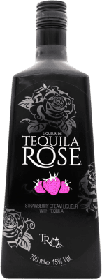 22,95 € Envío gratis | Crema de Licor Tequila Rose Strawberry México Botella 70 cl