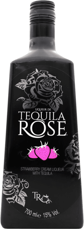 22,95 € Envío gratis | Crema de Licor Tequila Rose Strawberry México Botella 70 cl