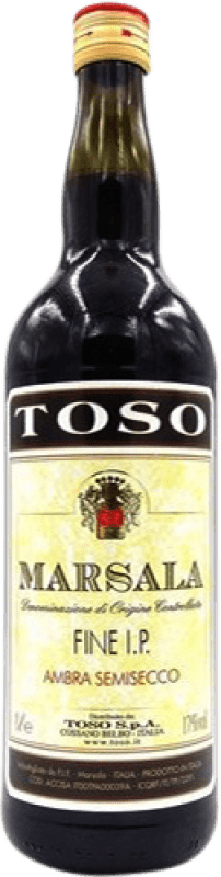 12,95 € Envio grátis | Vinho fortificado Toso D.O.C. Marsala Itália Garrafa 1 L