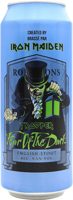 3,95 € 免费送货 | 啤酒 Trooper Fear of the Dark 英国 铝罐 50 cl