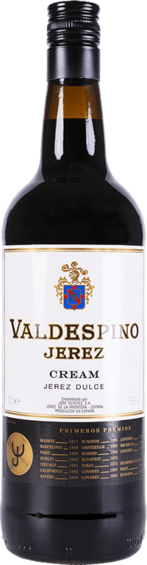 9,95 € 免费送货 | 甜酒 Valdespino 甜美 D.O. Jerez-Xérès-Sherry 西班牙 瓶子 75 cl