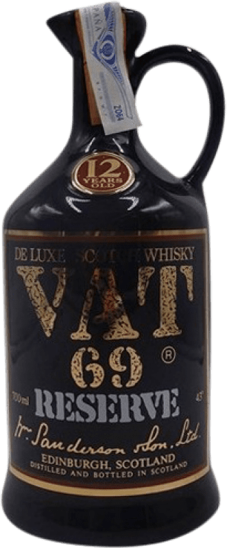 399,95 € Envio grátis | Whisky Blended Grant & Sons Vat 69 Reserva Reino Unido 12 Anos Garrafa 70 cl