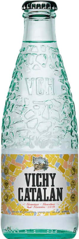 6,95 € Free Shipping | 6 units box Water Vichy Catalan Frizzante — Semi-Sparkling, Mineral Natural — Natural Mineral Spain Small Bottle 25 cl