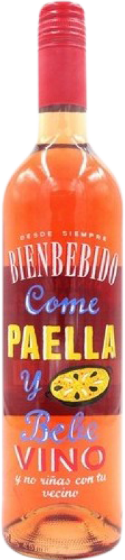 6,95 € Envío gratis | Vino rosado Vintae Bienbebido Come Paella Joven D.O.Ca. Rioja España Botella 75 cl