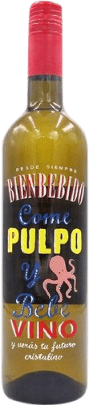 6,95 € Envío gratis | Vino blanco Vintae Bienbebido Come Pulpo Joven D.O.Ca. Rioja España Botella 75 cl