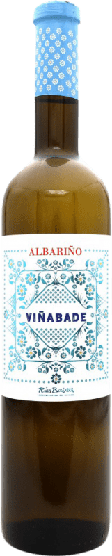 15,95 € Envoi gratuit | Vin blanc Viñabade D.O. Rías Baixas Espagne Albariño Bouteille 75 cl