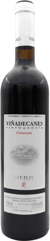 19,95 € Free Shipping | Red wine Viñadecanes Aged D.O. Bierzo Spain Bottle 75 cl