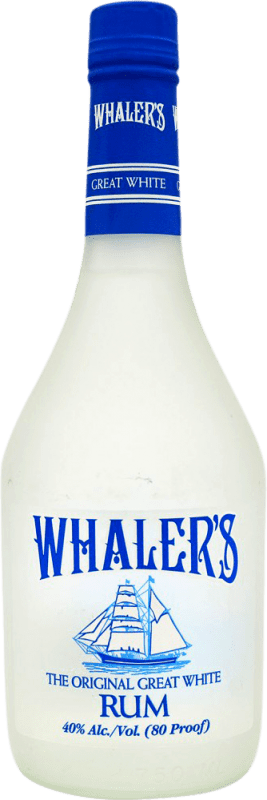 19,95 € Envío gratis | Ron Whaler's White Estados Unidos Botella 70 cl