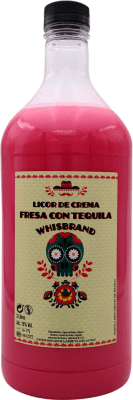 32,95 € Envío gratis | Crema de Licor Whisbrand Fresa con Tequila México Botella Especial 3 L