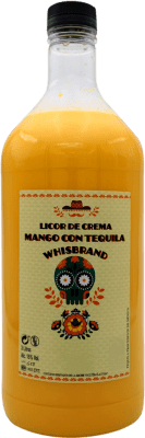 32,95 € Spedizione Gratuita | Crema di Liquore Whisbrand Mango con Tequila Messico Bottiglia Speciale 3 L