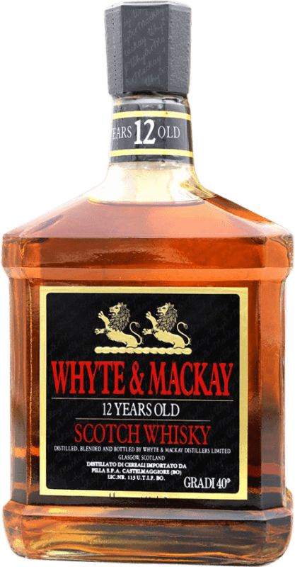 83,95 € Бесплатная доставка | Купажированный виски Whyte & Mackay Объединенное Королевство 12 Лет бутылка 70 cl