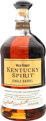 113,95 € Envio grátis | Whisky Bourbon Wild Turkey Kentucky Spirit Estados Unidos Garrafa 1 L