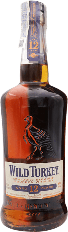 183,95 € Free Shipping | Bourbon Whisky Wild Turkey United States 12 Years Bottle 70 cl
