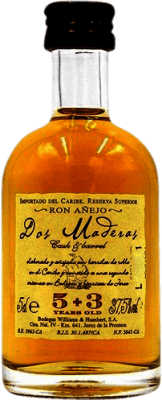 5,95 € Envoi gratuit | Rhum Williams & Humbert Dos Maderas 5+3 Espagne Bouteille Miniature 5 cl