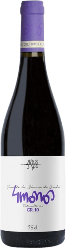 17,95 € 免费送货 | 红酒 4 Monos GR 10 D.O. Vinos de Madrid 马德里社区 西班牙 Syrah, Grenache, Carignan 瓶子 75 cl