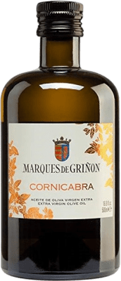 19,95 € Envío gratis | Aceite de Oliva Marqués de Griñón Dúo Castilla la Mancha España Cornicabra Botella Medium 50 cl