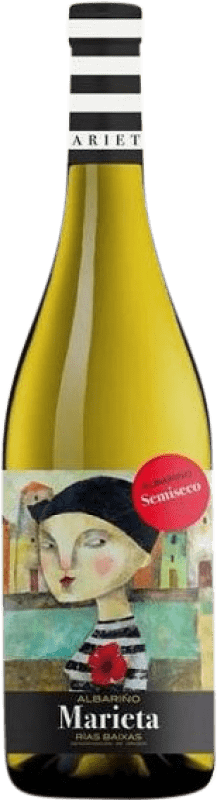 16,95 € Envoi gratuit | Vin Blanc Martín Códax Marieta Semiseco — Demi-Sec D.O. Rías Baixas Galice Espagne Albariño — Albarinho Bouteille 75 cl