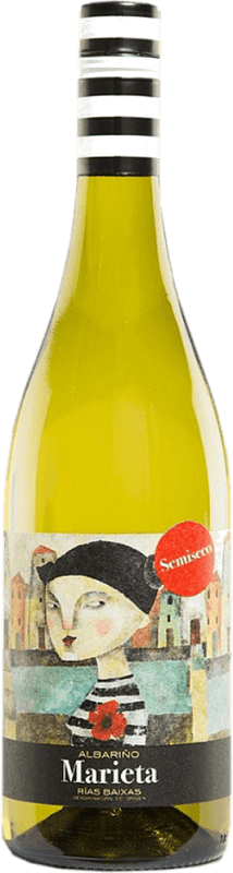 24,95 € 免费送货 | 白酒 Martín Códax Marieta 半干半甜 D.O. Rías Baixas 加利西亚 西班牙 Albariño 瓶子 Magnum 1,5 L