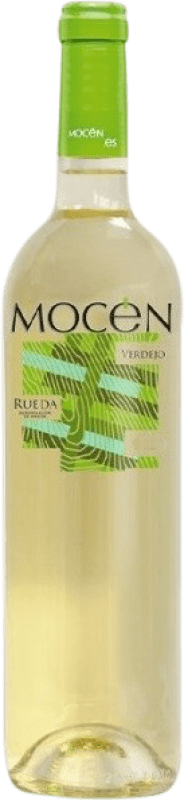 13,95 € Envio grátis | Vinho branco Mocén Mocén D.O. Rueda Castela e Leão Espanha Verdejo Garrafa Magnum 1,5 L