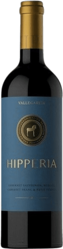 106,95 € Бесплатная доставка | Красное вино Pago de Vallegarcía Hipperia I.G.P. Vino de la Tierra de Castilla Кастилья-Ла-Манча Испания Merlot, Cabernet Sauvignon, Cabernet Franc, Petit Verdot бутылка Магнум 1,5 L