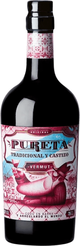 26,95 € Envío gratis | Vermut Pepe Rodríguez de Vera Pureta Castilla la Mancha España Chardonnay, Airén Botella 75 cl