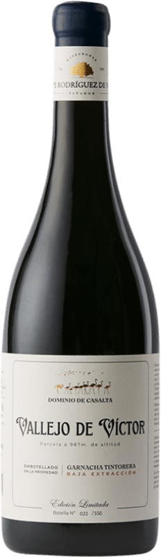 59,95 € Envío gratis | Vino tinto Pepe Rodríguez de Vera Vallejo de Víctor Baja Extracción D.O. Almansa Castilla la Mancha España Garnacha Tintorera Botella 75 cl