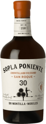 66,95 € Envoi gratuit | Vin blanc Rodríguez de Vera Sopla Poniente Amontillado Viejísimo San Roque 30 D.O. Montilla-Moriles Andalousie Espagne Pedro Ximénez Bouteille Medium 50 cl