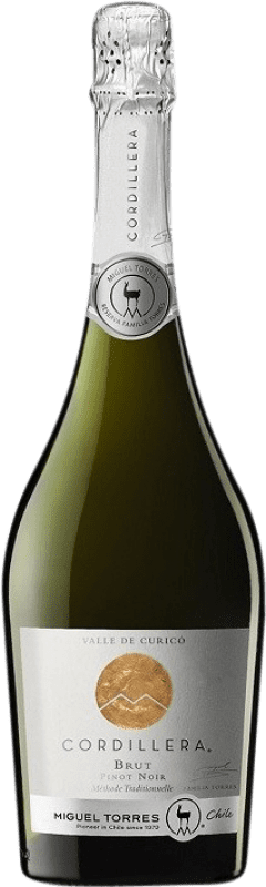 28,95 € Бесплатная доставка | Белое игристое Torres Cordillera брют D.O. Valle de Curicó Valle de Curicó Чили Pinot Black бутылка 75 cl