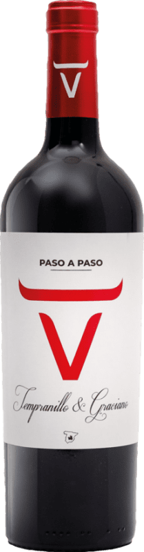 11,95 € Envío gratis | Vino Tinto Volver Paso a Paso Tempranillo & Graciano I.G.P. Vino de la Tierra de Castilla Castilla la Mancha España Tempranillo, Graciano 75 cl