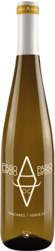9,95 € Free Shipping | White Wine Volver Paso a Paso Young I.G.P. Vino de la Tierra de Castilla Castilla la Mancha Spain Macabeo, Verdejo Bottle 75 cl