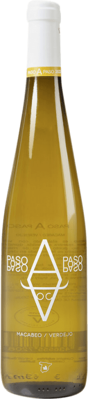 10,95 € Envío gratis | Vino Blanco Volver Paso a Paso Joven I.G.P. Vino de la Tierra de Castilla Castilla la Mancha España Macabeo, Verdejo 75 cl