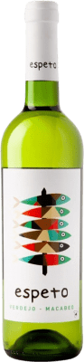 6,95 € Бесплатная доставка | Белое вино Volver Espeto Blanco I.G.P. Vino de la Tierra de Castilla Кастилья-Ла-Манча Испания Verdejo бутылка 75 cl