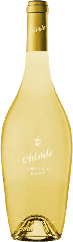 23,95 € 免费送货 | 白酒 Chivite Las Fincas Sobre Lías Blanco I.G.P. Vino de la Tierra 3 Riberas 纳瓦拉 西班牙 Grenache White, Chardonnay 瓶子 75 cl