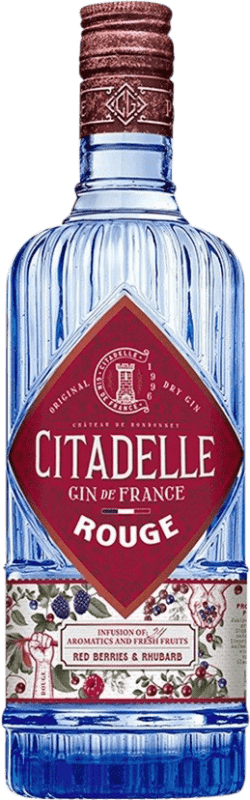 43,95 € Бесплатная доставка | Джин Citadelle Gin Rouge Франция бутылка 70 cl