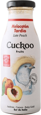 3,95 € Envío gratis | Refrescos Cuckoo España Botellín 25 cl Melocotón Sin Alcohol