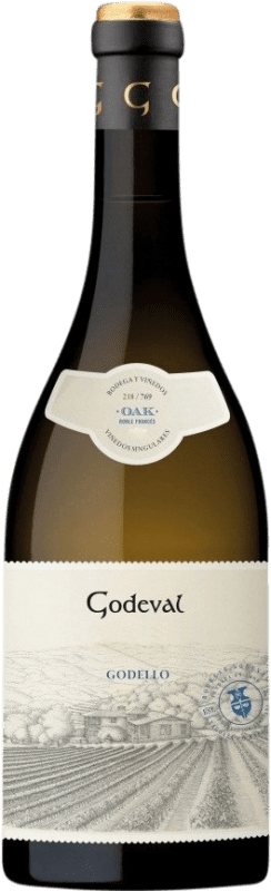81,95 € 免费送货 | 白酒 Godeval 1986 1986 D.O. Valdeorras 加利西亚 西班牙 Godello 瓶子 75 cl