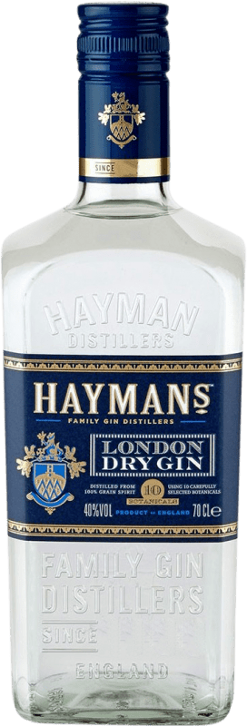 39,95 € Envio grátis | Gin Hayman's London Dry Reino Unido Garrafa 70 cl Sem Álcool