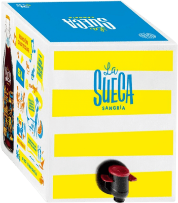 103,95 € Envio grátis | Sangria J.B. Berger La Sueca La Rioja Espanha Bag in Box 15 L