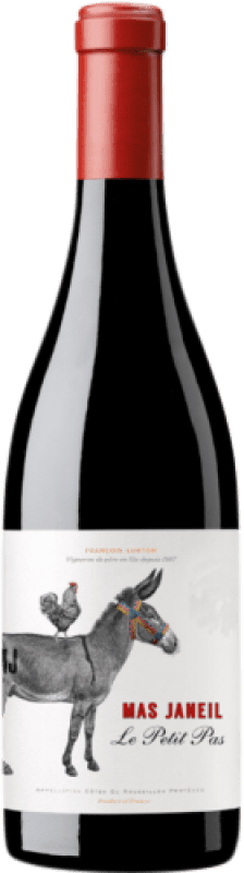7,95 € Бесплатная доставка | Красное вино Mas Janeil Le Petit Pas Rouge A.O.C. Côtes du Roussillon Франция Syrah, Grenache, Monastrell, Carignan бутылка 75 cl