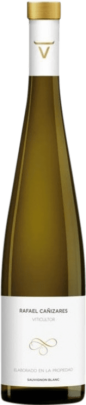 16,95 € Envío gratis | Vino Blanco Rafa Cañizares D.O. Alicante Comunidad Valenciana España Sauvignon Botella Magnum 1,5 L