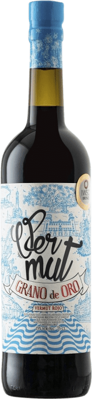 6,95 € Envío gratis | Vermut SyS Cantueso Rojo Grano de Oro Etiqueta Azul Comunidad Valenciana España Botella 75 cl